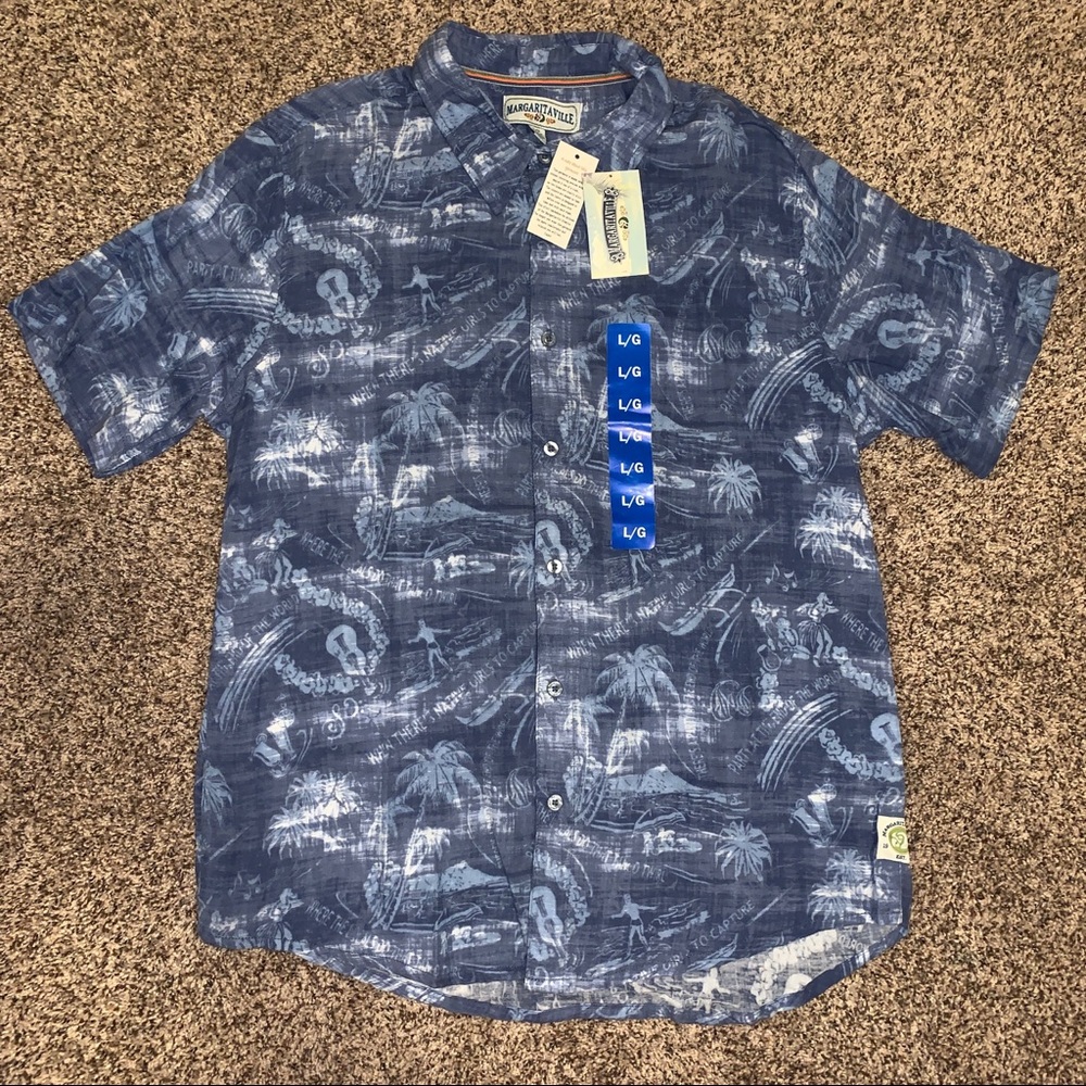 Margaritaville men’s button down NWT